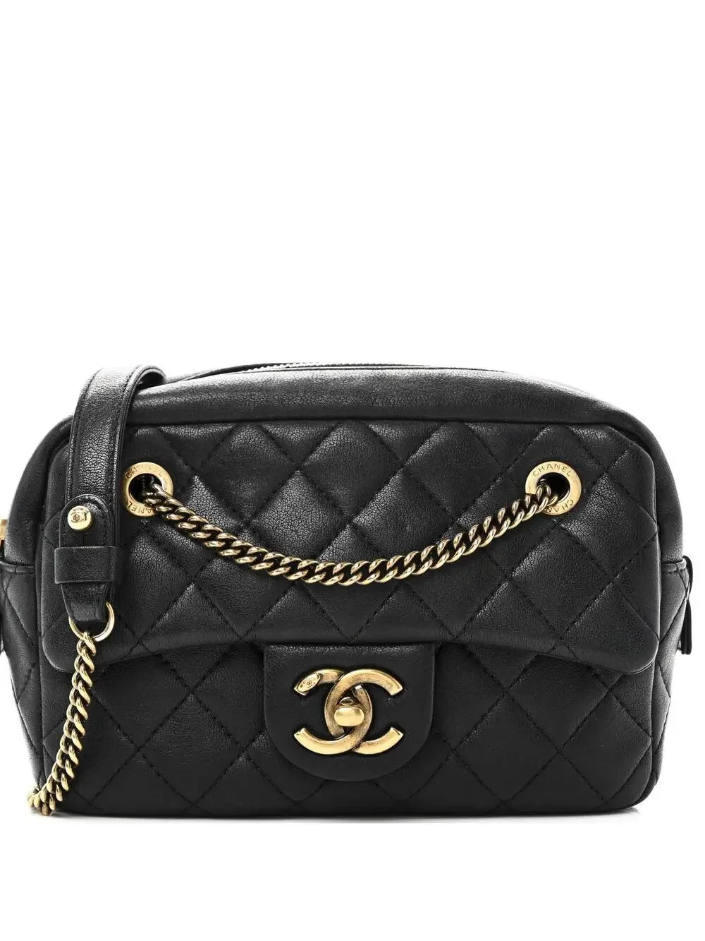 Chanel Sheepskin Quilted Trapezio #330089C32B